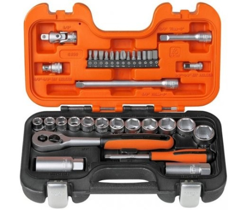 Zestaw kluczy nasadowych 34 elementy   