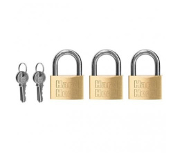  Kłódki 3 szt zestaw klucze YALE   