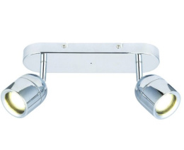 Lampa kinkiet łazienkowy BASTION 22cm IP44 chrom 2x20W