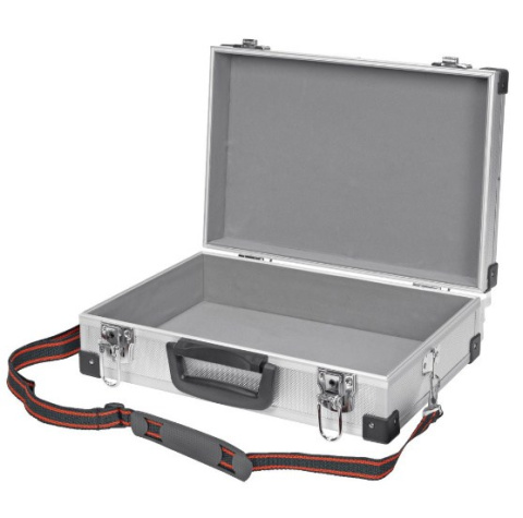 Walizka aluminiowa narzędzia 38x12x26cm dokumenty   