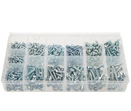 Zestaw blachowkrętów 550szt  majsterkowicza