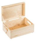 Pojemik pokrywą skrzynka CRUZ 30x15x20cm pojemność 9l sosna  