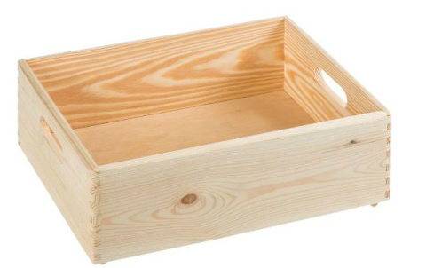 Pojemnik przechowywania skrzynka CRUZ 40x14x30cm pojemność 16,8l sosna