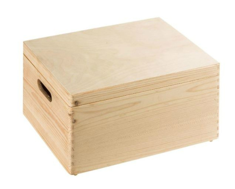 Pojemnik pokrywa skrzynka CRUZ 40x24x30cm pojemność 28,8l sosna  