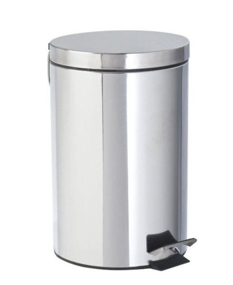 Śmietnik łazienkowy COLORS 12l pedałem metalowy kosz