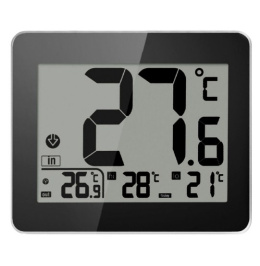 Termometr wew zew zegar baterie czujnik zew kabel 145cm