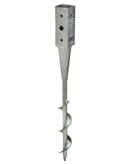 51mm 65cm wys podstawa słupa płotu wkręcana kwadrat  