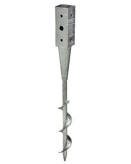 51mm 65cm wys podstawa słupa płotu wkręcana kwadrat  