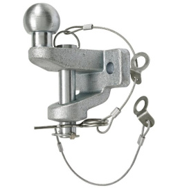 Zaczep hak przyczepki kula 50mm stal ocynkowana