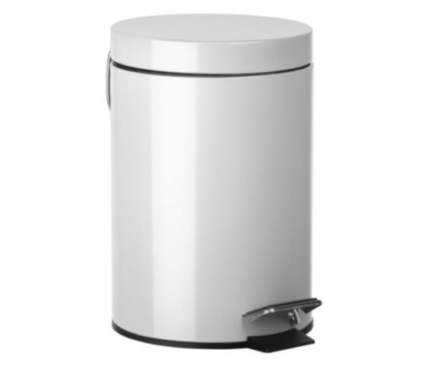 Kubełek śmietnik pedał 3l łazienka Tube BIAŁY  