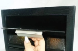 Sejf 8l depozytowy 33x29x24cm wrzutnia sklep biuro