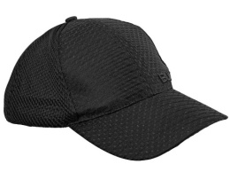 Czapka daszkiem BLU czarna one size regulowany pasek 