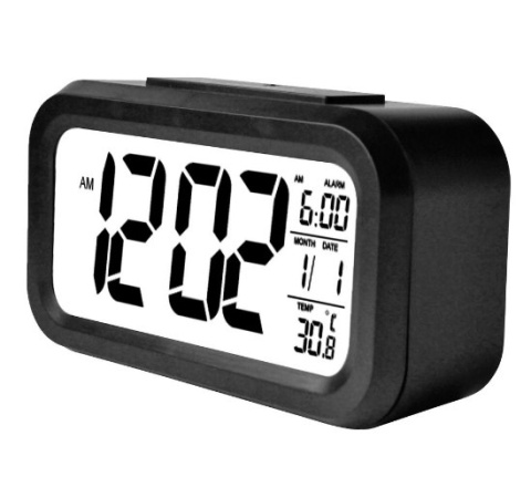 Budzik NEW LOOK zegar termometr drzemka cyfrowy