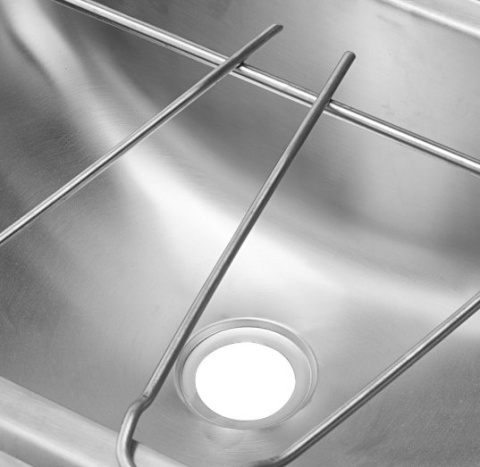 Zlew gospodarczy stal nierdzewna 0,8mm stojak gospodarczy  