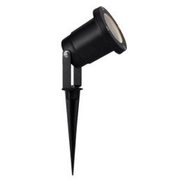 Lampa reflektor szpic BLACK ogrodowy IP54 wbijany  