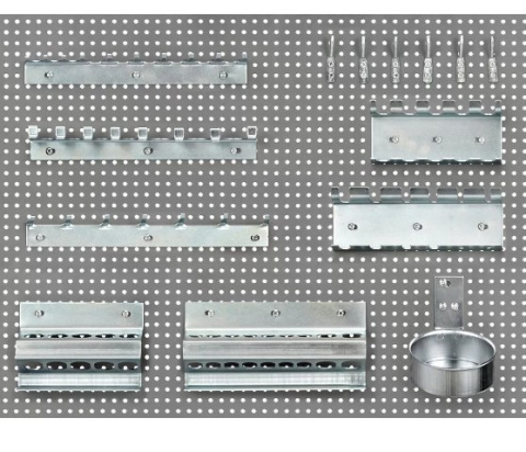 Uchwyty 14 tablicy narzędziowej blaszana otwory zestaw garażowy