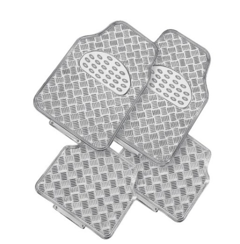 Dywaniki wycieraczki rajdowe SPORT alu PVC 4szt  
