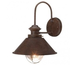 Lampa latarnia RUST kinkiet IP23 brązowa lampa elewację