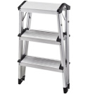 Drabina Taboret roboczy 150kg drabina 60cm 3 stopnie alu