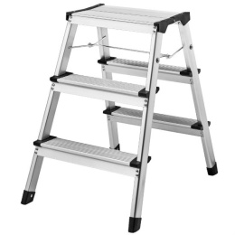 Drabina Taboret roboczy 150kg drabina 60cm 3 stopnie alu