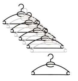 Wieszak ubrania LUKES 10 sztuk komplet szafa ubrania  