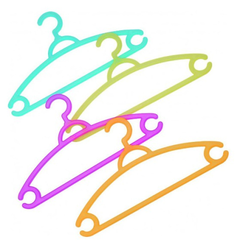 Wieszak ubrania dziecięce 5 sztuk komplet szafa ubrania  