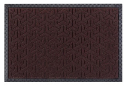 Wycieraczka BROWN BLACK 60x40cm gumowana ramie