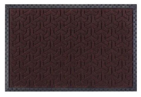 Wycieraczka BROWN BLACK 60x40cm gumowana ramie