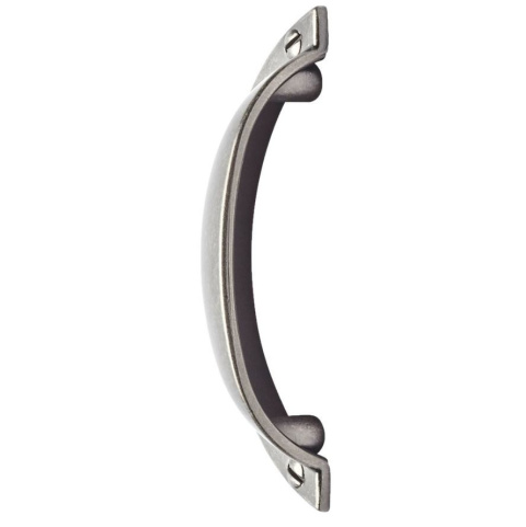 Uchwyt muszelka retro srebrny drzwiczek szafek mebli  