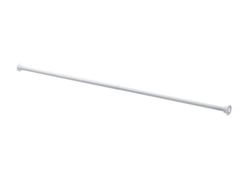 Drążek zasłony prysznicowej prosty 135 połysk 2