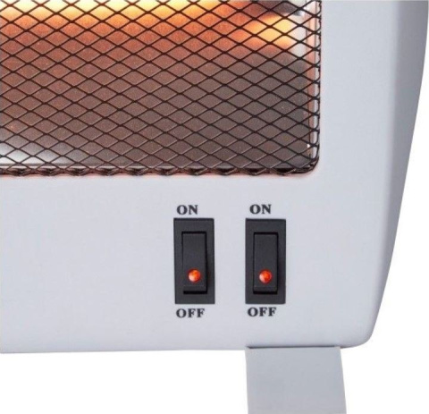 Promiennik kwarcowy elektryczny grzejnik 1kW miłe ciepło  