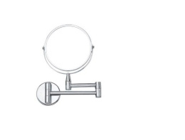 Lustro powiększające wysuwane łazienka chrom 28cm