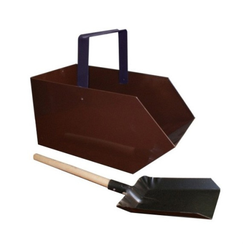 popielnik węglarka popiół szufelką stalowe  