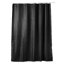 Zasłona prysznicowa ALGUA 180x200 poliester czarna  