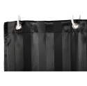 Zasłona prysznicowa ALGUA 180x200 poliester czarna  