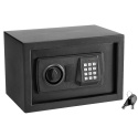 Sejf elektroniczny szyfr 8,5 l stal ścienny stalowy