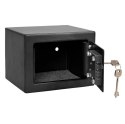 Mały sejf zamek wyściełany 4,1 l stal ścienny