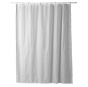 Zasłona prysznicowa ALGUA 180x200 poliester biała   
