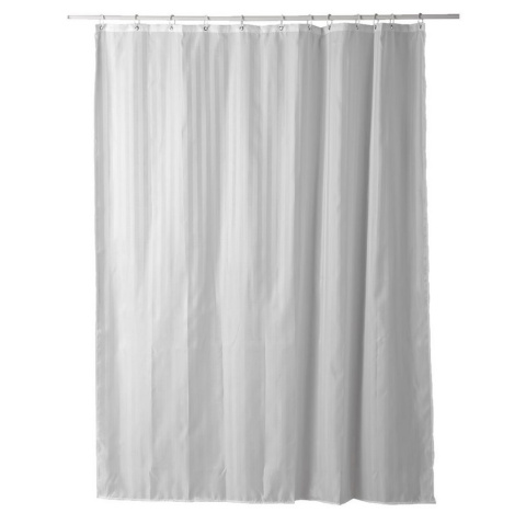 Zasłona prysznicowa ALGUA 180x200 poliester biała   