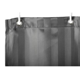 Zasłona prysznicowa ALGUA 180x200 poliester szara   
