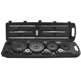 Zestaw ze sztangą hantlami gryfy obciążenia 50kg