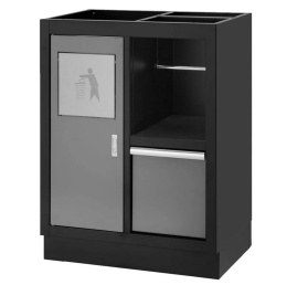 Szafka warsztat odpady śmieci BQ pojemnik uchwyt papier