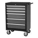 Wózek narzędziowy BQ kółkach 6 szuflad stal