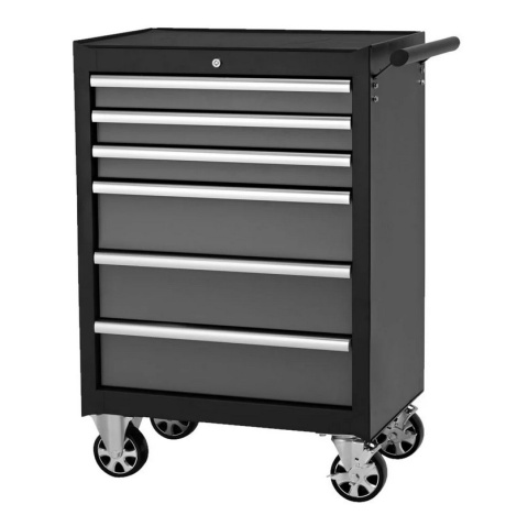 Wózek narzędziowy BQ kółkach 6 szuflad stal