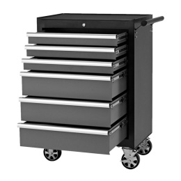 Wózek narzędziowy BQ kółkach 6 szuflad stal