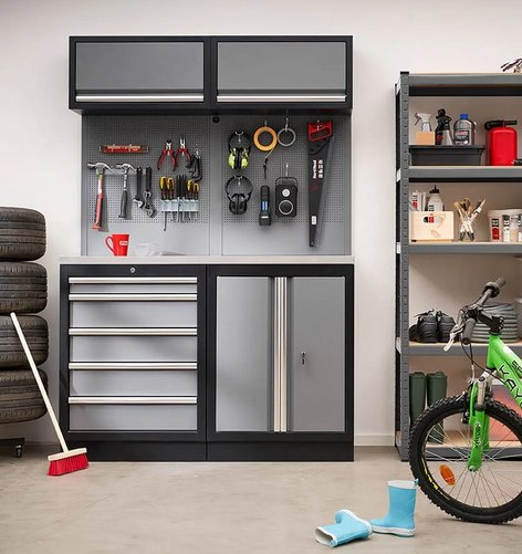 Szafka BQ narzędzia 2drzwiowa 68x91x46 klucz