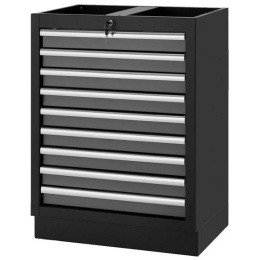 Szafka narzędziowa BQ 9 szuflad zamykana stal