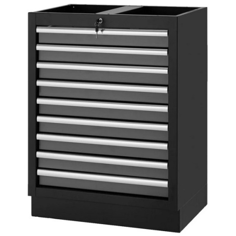 Szafka narzędziowa BQ 9 szuflad zamykana stal
