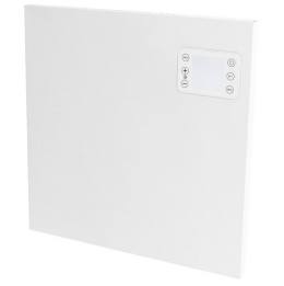 Grzejnik elektryczny ścienny biały 400W termostat pilot