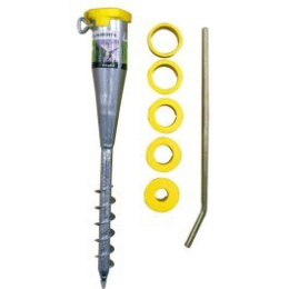 KARE 57cm stalowa wkręcana podstawa suszarki parasola ziemię